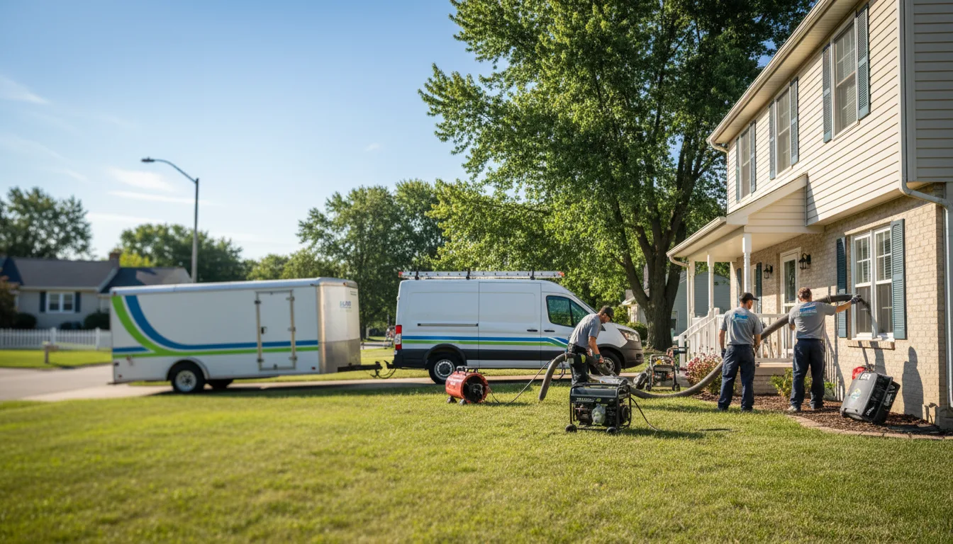 Flooded Basement Restoration And Cleanup With Repair in Hubbell, NE near me